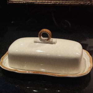 Vintage Mikasa Covered Butter Dish | EC 400/EB 800